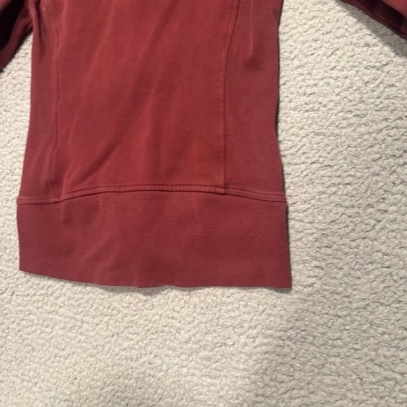 Lululemon Scuba Full Zip Hoodie size 2 mlwi mulled wine gold - Picture 7 of 14